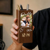 Custom Photo Pen Holder With Clock - Personalized Father's Day Birthday Gifts For Dad, Grandpa - Dad Makes Everything Better