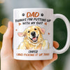 Custom Photo Mug - Personalized Father's Day Birthday Gifts For Dog Cat Lovers, Dog Dad, Cat Owners - We're Your Favorites