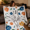 Mom, You Are My Hero - Family Personalized Custom 3D Inflated Effect Printed Blanket - Mother's Day, Gift For Mom, Grandma
