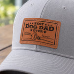 I Know That We Have Pawsitive Vibes - Dog Personalized Custom Leather Patch Hat - Gift For Pet Owners, Pet Lovers