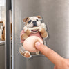 Custom Photo Squishy Acrylic Fridge Magnet – Personalized Birthday Gifts For Dog Cat Lovers, Dog Dad And Mom, Cat Owners - Behold The Glorious Roundness