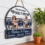 Custom Wood Sign - Personalized Summer Vacation And Travel Gifts For Couple, Husband, Wife - Our Favorite Coastal Escape