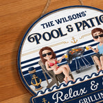 Custom Wood Sign - Personalized Summer Vacation And Travel Gifts For Couple, Husband, Wife - Our Favorite Coastal Escape