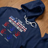 Custom Unisex T-shirt, Premium T-shirt, Hoodie – Personalized America 250th Anniversary Gifts For Dad, Grandpa – This Proud Grandpa Belongs To Awesome Kids