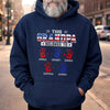 Custom Unisex T-shirt, Premium T-shirt, Hoodie – Personalized America 250th Anniversary Gifts For Dad, Grandpa – This Proud Grandpa Belongs To Awesome Kids