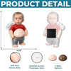 Custom Photo Dad Bod Belly Squishy Acrylic Fridge Magnet – Personalized Funny Gifts For Men, Dad, Grandpa, Kids – Too Cool To Be Normal