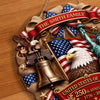 Custom Wood Sign - Personalized America 250th Anniversary Gifts For Mom, Dad, Brother, Sister, Kids - Faith, Family And Freedom