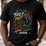 Custom T-shirt, Hoodie – Personalized Juneteenth Gifts For Men, Women – Freedom Runs Through Our Roots