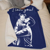 Custom Photo Blanket - Personalized Father's Day Gifts For Dad, Grandpa - Thank You For Everything, Dad