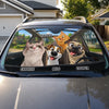 Custom Auto Windshield Sunshade, Car Window Protector - Personalized Birthday Gifts For Dog Cat Lovers, Dog Dad And Mom, Cat Owners - Where Paws Go, Joy Follows