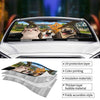 Custom Auto Windshield Sunshade, Car Window Protector - Personalized Birthday Gifts For Dog Cat Lovers, Dog Dad And Mom, Cat Owners - Where Paws Go, Joy Follows