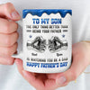 Custom 3D Inflated Effect Printed Mug - Personalized Father's Day Birthday Gifts For Son - Strong Bond Proud Legacy