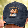 Custom Photo Cap - Personalized Father's Day Birthday Gifts For Dad, Grandpa - Thankful For Dad Every Day