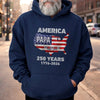 Custom T-shirt, Hoodie – Personalized America 250th Anniversary Gifts For Dad, Grandpa – Proud Dad Proud Legacy