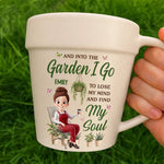 Custom Plant Pot Ceramic Mug - Personalized Birthday Garden Gifts For Gardeners - Proud Plant Lady Energy