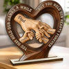 Custom 2-Layered Wooden Plaque - Personalized Father's Day Birthday Gifts For Dad, Grandpa - Dad’s Love Guides Us Daily