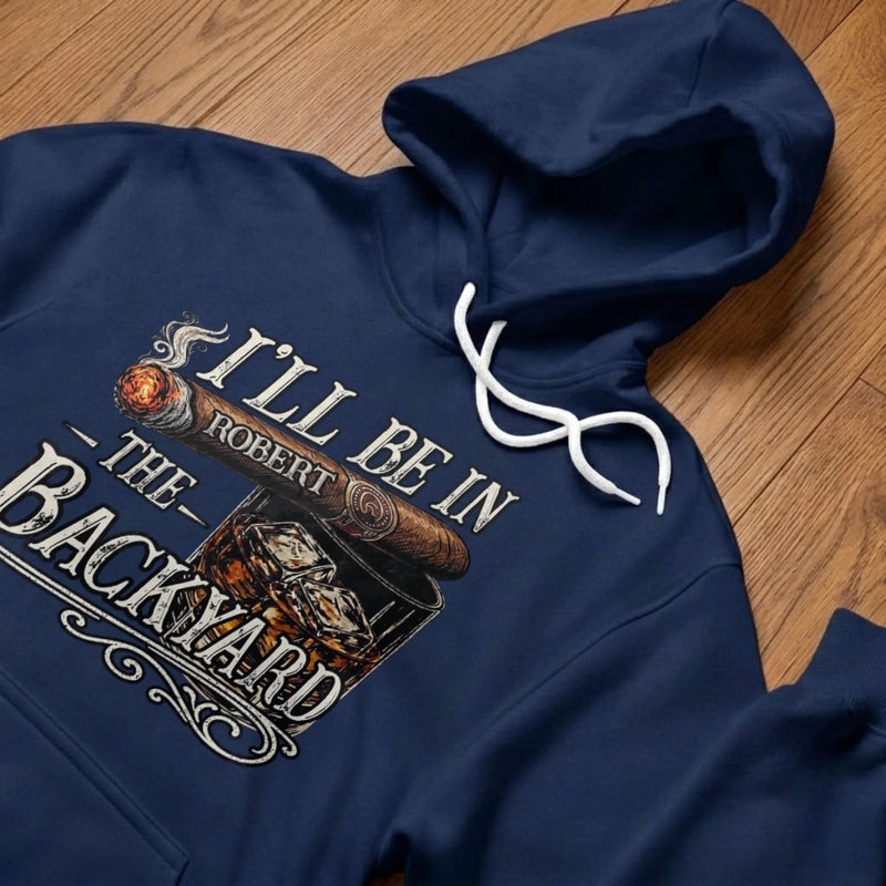 Custom T-shirt, Hoodie – Personalized Funny Gifts For Him, Dad, Grandpa, Husband – See You In The Backyard