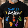 Custom T-shirt, Hoodie – Personalized Father's Day Birthday Gifts For Dad, Grandpa – Rocking The Dad Life