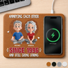 Custom Charging Mat - Personalized Anniversary Wedding Gifts For Husband And Wife, Him And Her - Better Together Since