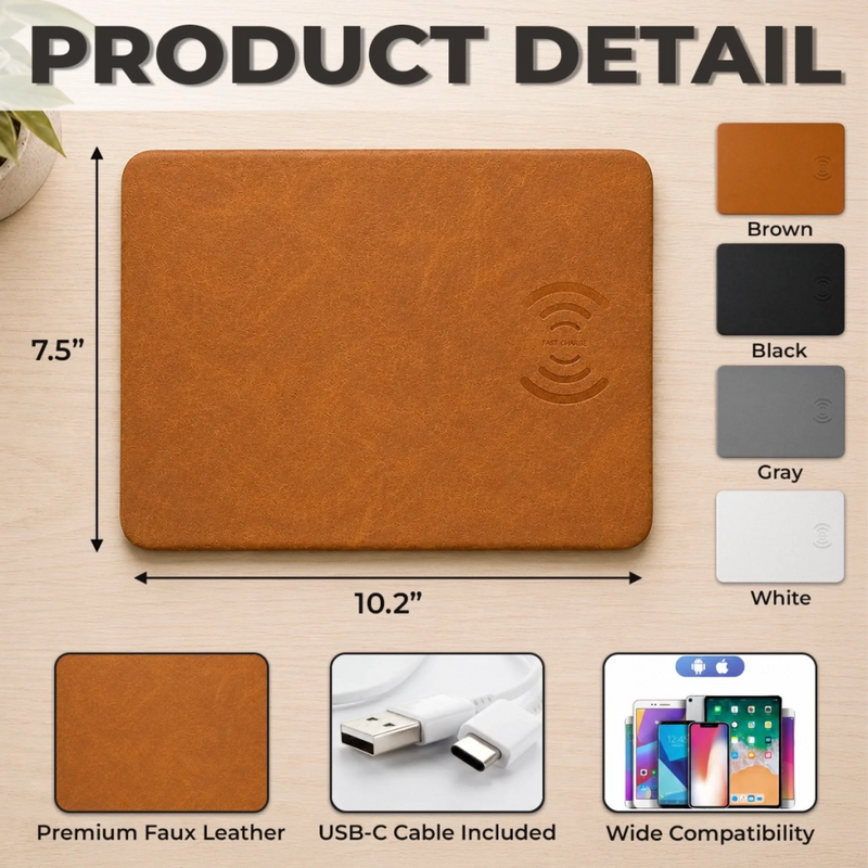 Custom Charging Mat - Personalized Anniversary Wedding Gifts For Husband And Wife, Him And Her - Better Together Since