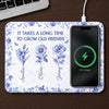 Custom Charging Mat - Personalized Best Friend Birthday Gifts For Her, Women, Besties, Sisters, BFF - Friends For Life Forever