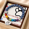 Custom Photo Rainbow Bridge Bracelet - Personalized Pet Memorial Sympathy Gifts For Dogs, Cats - Always In My Heart - Pet Memorial Gift