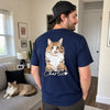 Custom Photo Unisex T-shirt - Personalized Father's Day Birthday Gifts For Dog Cat Lovers, Dog Dad And Mom, Cat Owners - Fur Babies Fur Ever
