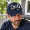 Custom Cap - Personalized Father's Day Birthday Gifts For Dad, Grandpa - Forever My Greatest Hero