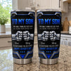 Custom Tumbler - Personalized Father's Day Birthday Gifts For Son - Always Believe In Yourself Champ