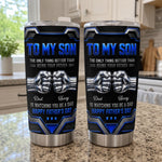 Custom Tumbler - Personalized Father's Day Birthday Gifts For Son - Always Believe In Yourself Champ