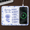 Custom Charging Mat - Personalized Best Friend Birthday Gifts For Women, Besties, Sisters, BFF - Blessed With A Soul Sister