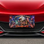 Custom License Plate - Personalized America 250th Anniversary Gifts For Mom, Dad, Brother, Sister, Kids - Together We Shine Bright