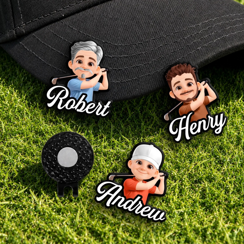 Custom Golf Ball Marker - Personalized Birthday Gifts For Golf Lovers, Sports Fans, Sports Lovers - Chasing Birdies Not Worries