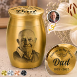 Custom Photo Memorial Urn - Personalized  Memorial Sympathy Gifts For Dad – A Sacred Place For Love