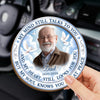 Custom Photo Car Visor Clip - Personalized Memorial Sympathy Gifts For Loss Of Mom, Dad - Your Love Still Guides Me