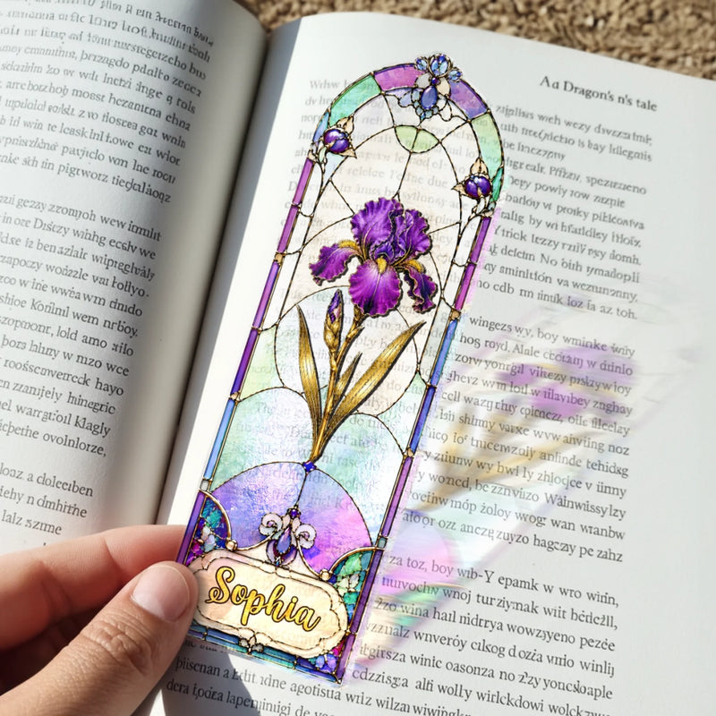 Custom Clear Acrylic Bookmark - Personalized Bookish Gifts For Book Lovers, Bookworms, Readers - Read, Dream, Grow