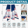 Custom Decorative Sash - Personalized America 250th Anniversary Gifts For Mom, Dad, Brother, Sister, Kids - United In Freedom