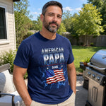 Custom T-shirt, Hoodie - Personalized America 250th Anniversary Father's Day Gifts For Dad, Grandpa - Stars, Stripes & Legacy