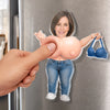 Custom Photo Squishy Boob Acrylic Fridget Magnet - Personalized Anniversary Wedding Gifts For Husband And Wife, Him And Her - My Favorite Companion To Tease