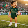 Custom Mexico World Football Baby Jersey Bodysuit
 - Personalized Baby Shower, Gender Reveal Gifts For New Moms, New Dads, Football Lovers - The Team's Youngest MVP