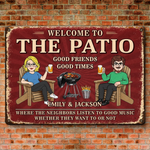 Custom Home Decor Metal Sign - Personalized  Summer Vacation And Travel Gifts For Husband And Wife, Him And Her - Good Times Never Get Old