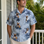 Custom Photo Dog Vibes And Beach Tides - Dog & Cat Personalized Custom Unisex Tropical Hawaiian Aloha Shirt - Summer Vacation Gift, Gift For Dog Lovers