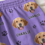Custom Photo Pawsome Christmas Vibes! - Dog & Cat Personalized Custom Pajama Pants - Christmas Gift For Dog Lovers, Pet Owners