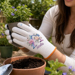 Custom Gardening Gloves - Personalized Birthday Garden Gifts For Gardeners, Plant Lovers - A Little Piece Of Paradise