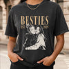 Custom Photo Washed Cotton T-shirt - Personalized Best Friend Birthday Gifts For Women, Besties, Sisters, BFF - Still Rocking Together After All These Years