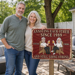 Custom Home Decor Metal Sign - Personalized Anniversary Wedding Gifts For Husband, Wife, Couple - Still Crazy In Love
