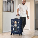 Love Is An Endless Journey - Travel Personalized Custom Luggage Cover - Summer Vacation Gift, Gift For Women, Travel Lovers