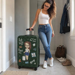 Love Is An Endless Journey - Travel Personalized Custom Luggage Cover - Summer Vacation Gift, Gift For Women, Travel Lovers