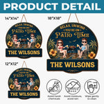 Custom Wood Sign - Personalized Summer Vacation And Travel Gifts For Husband And Wife, Him And Her - Grill Master, Party Captain