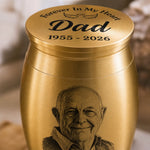 Custom Photo Memorial Urn - Personalized  Memorial Sympathy Gifts For Dad – A Sacred Place For Love